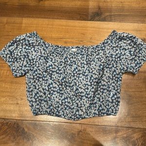 Miguelina off the shoulder crop top